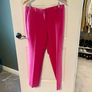 Ann Taylor hot pink trousers 10p